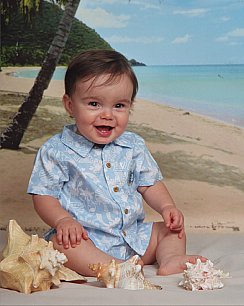 Our little beach boy baby