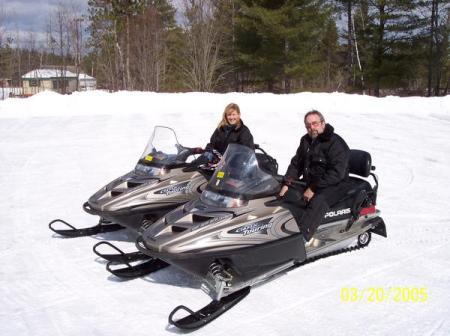 Snowmobiling