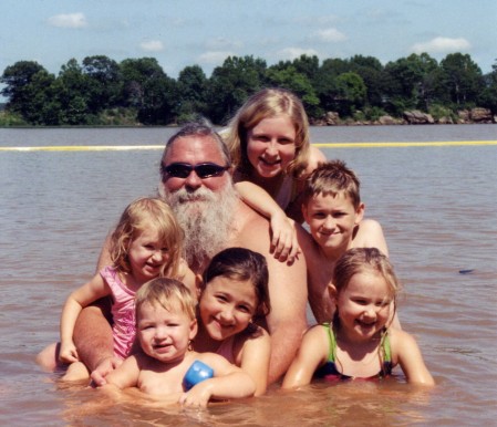 Rob and my kids 2003
