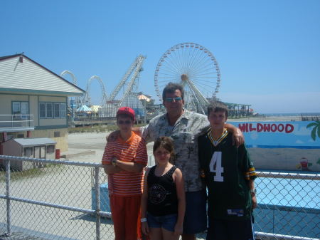 The kids & me in Wildwood, NJ