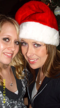 My daughter, Kassandra and I - Christmas 2009