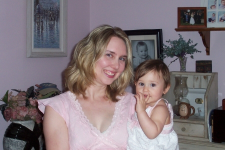 Wife with Hannah June 2005