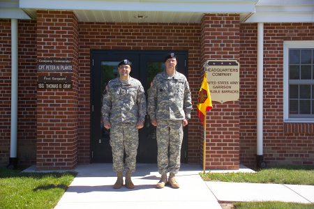 1SG and I at the HQ