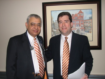 Greg Lyles and Dr. Wahid Hanna at UTMCK 2008