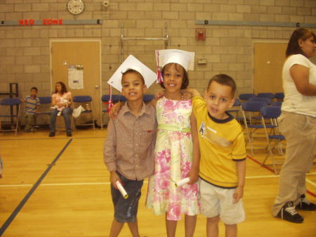 twins kindergarten graduation 2006