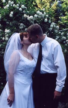 First Kiss As Husband and Wife