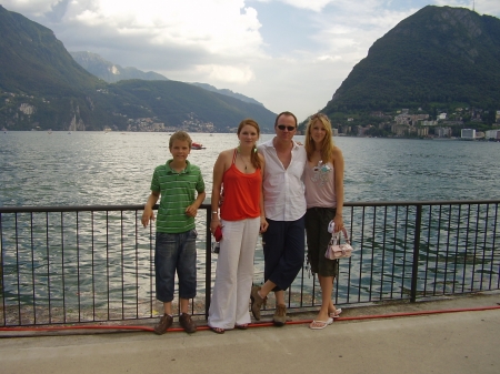 My children and me (Lugano,Switzerland)