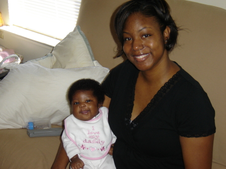 Latisha Cleveland and her daughter, Janae