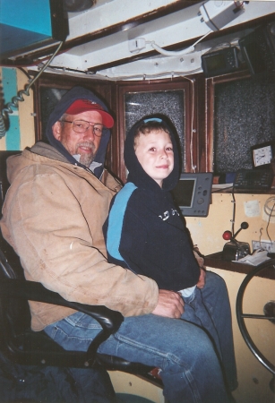 My husband Butch and grandson Tyler