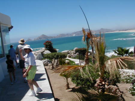 Georgio's Rest. overlooking Cabo Bay