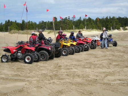 Quads on the Dunes at Hauser Flats
