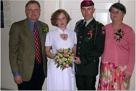 My Wedding to CPT,then 1LT Ethan Guthauser,March2003