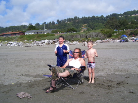 Boys on the beach!