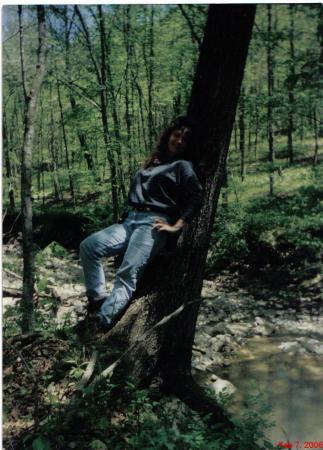 Me Hiking the traills out back on our property.