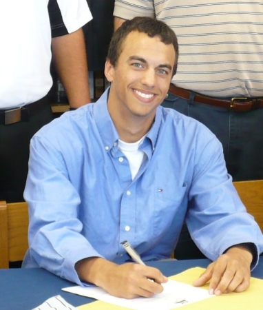 Tyler signing intent to play