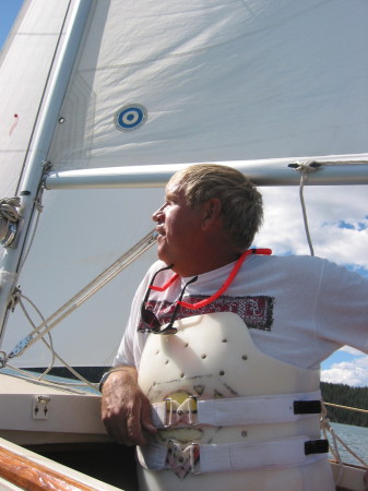 Sailing in a back brace