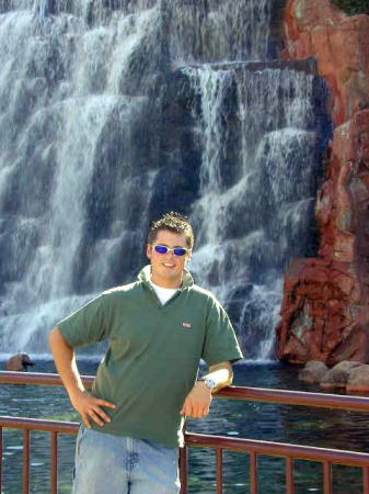 Matthew at the Mirage in Vegas