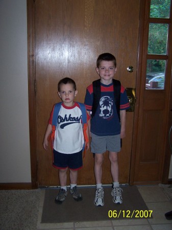 Boys ready for school