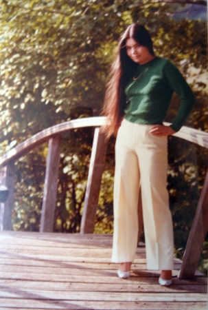 tracy on bridge at otter lake