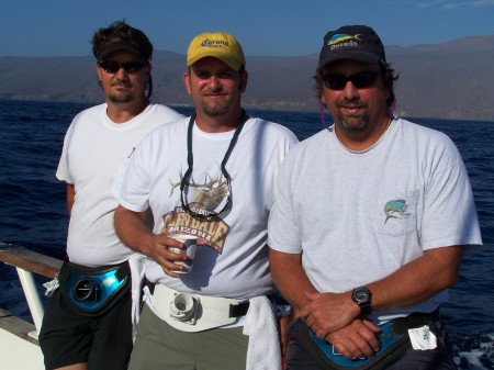 Fishing with friends from San Diego