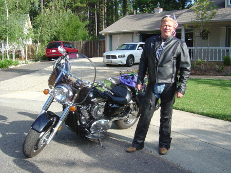 Jim and his Kawasaki Vulcan