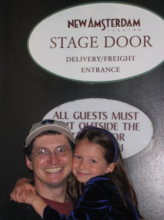 At the Stage Door of "The Lion King"