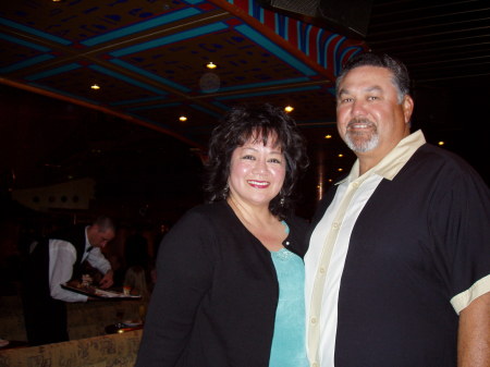 My wife Sonny & I on a Carnival Cruise 03-06