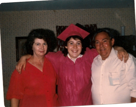 Me, Mom, Dad grad