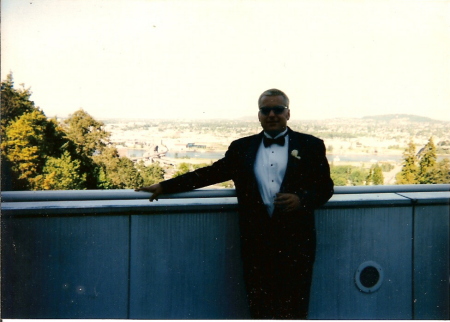 Me as the co-best man at Jason Rapps wedding in Portland OR