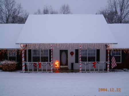 Our house - 2004 snow