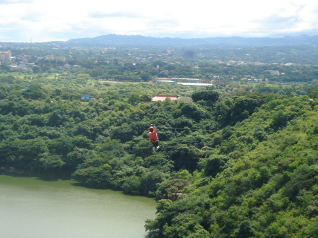 ziplining in Nicaragua