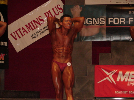 1st bodybuilding competion at age 38