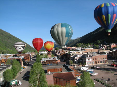 Ballooning over Telluride