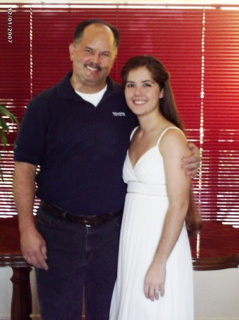 My daughter , Alisa, with me, at her wedding