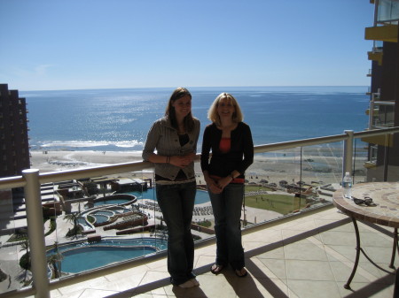 With my niece Megan in Mexico December 2007