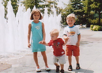 Ashtyn, Caden & Dylan - Summer 2005