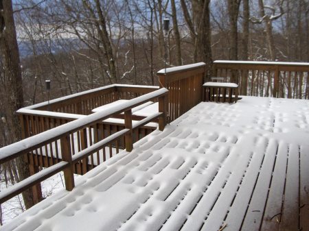 Snow on the Deck