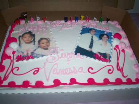 2 of my favorite girls birthday cake