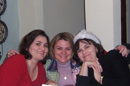 Still best friends Kathy, Ang & Becky. Christmas 2004