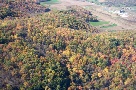 Wisconsin Fall during Fly-over 