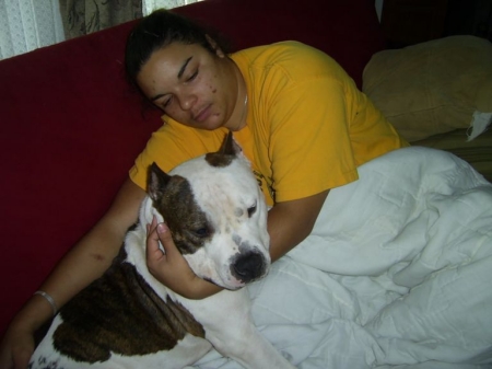 Me and One of My AMStaff's