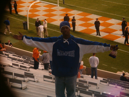 Lee Burks at Memphis UT game at Neyland Stadium