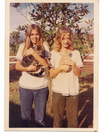Sue Thurk and me in 1972 in Poway
