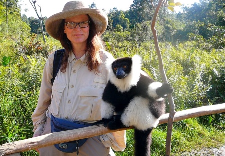 Kris & Black & White Ruffed Lemur, Madagascar