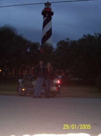 ST Augustine Light House and our Gold Wing