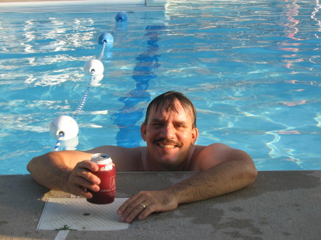 Swimming + Beer = Good Times