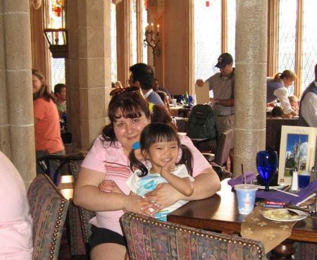 Brandi & Samantha in Cinderella's Castle