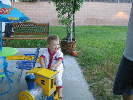 Grandson Ethan 2 years old on 29 Aug 06