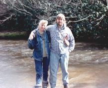 shaun & me on river