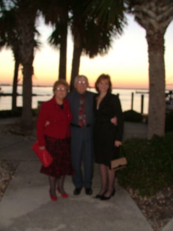 January 06 - Mom, Dad and Tina in New Port Richey, FL